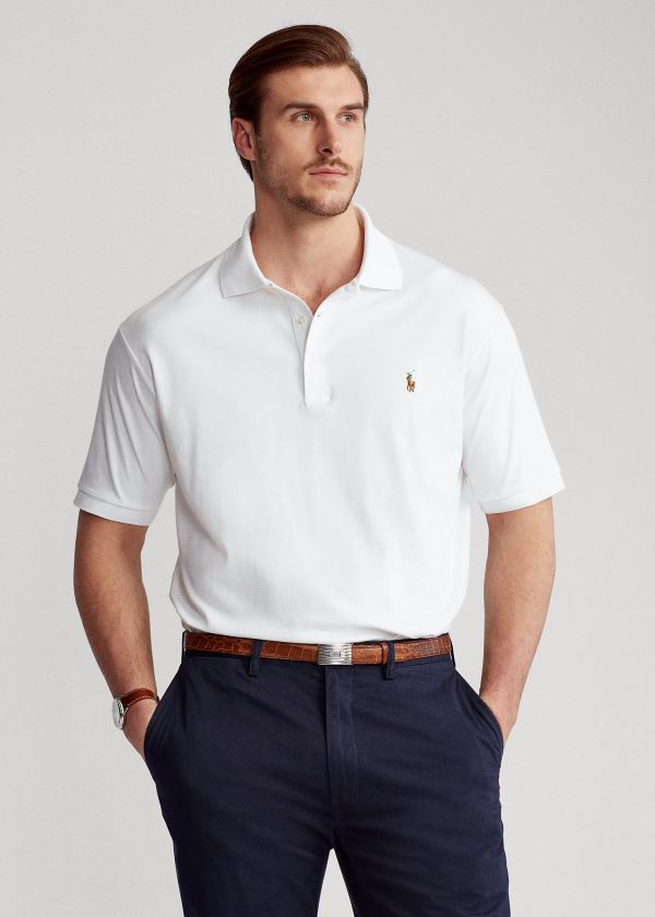 Men's Polo Ralph Lauren Classic Fit Soft Cotton Polos | 596214NCL